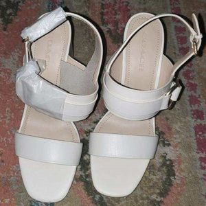 COACH SANDALS OFF WHITE